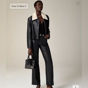 J Crew Leather Pants